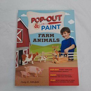 Farm Animal Pop Out And Paint Activity Craft Book Kit